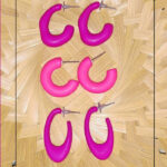 Pink Perfection Hoops